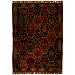 Weaver Green Sultan Kelim Washable Outdoor Rug